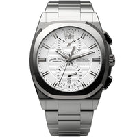Thumbnail for Armand Nicolet J09-3 Chronograph Silver Stainless Steel - Watches & Crystals