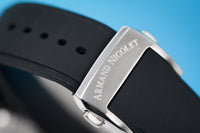 Thumbnail for Armand Nicolet JS9-41 GMT Black 41MM Stainless Steel - Watches & Crystals