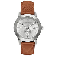Thumbnail for Burberry Men's Watch The City Silver Brown BU9904 - Watches & Crystals