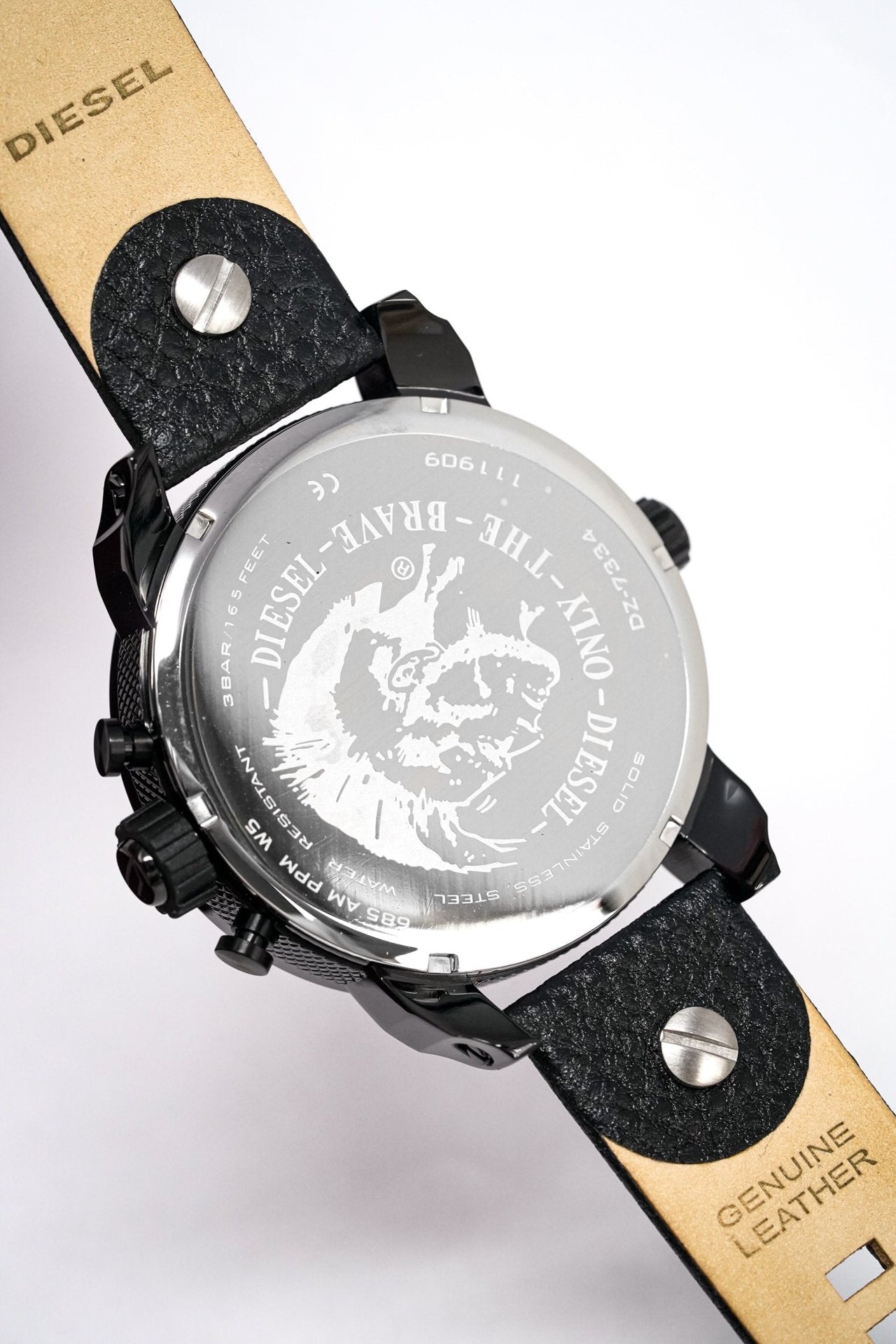 Diesel Men's Chronograph Watch Little Daddy Orange Black - Watches & Crystals