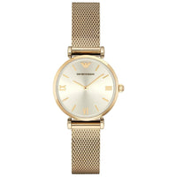 Thumbnail for Emporio Armani Ladies Automatic Watch Gianni T-Bar Gold AR1957 - Watches & Crystals