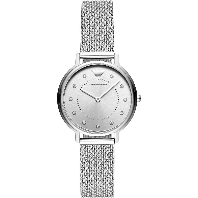 Emporio Armani Ladies Automatic Watch Kappa Silver AR11128 - Watches & Crystals