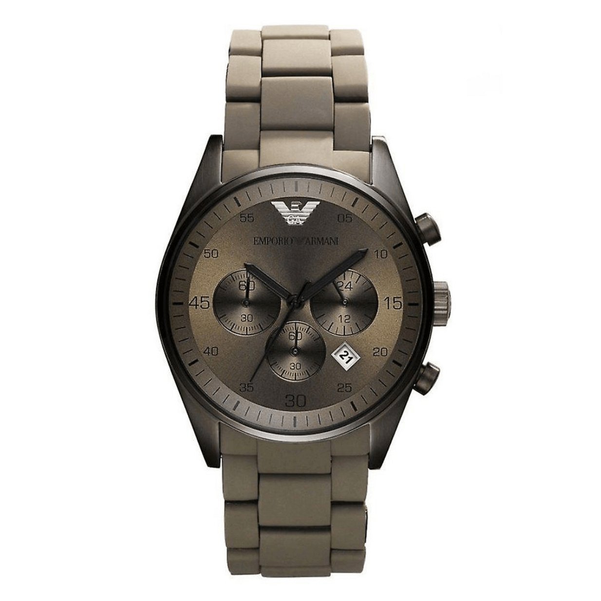 Emporio Armani Ladies Sportivo Chronograph Watch Brown AR5950 - Watches & Crystals
