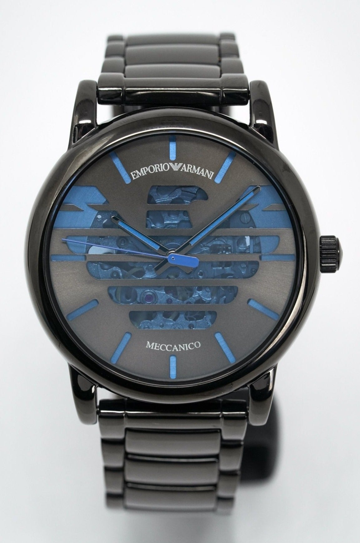 Emporio Armani Men's Automatic Luigi Watch Black PVD AR60029 - Watches & Crystals
