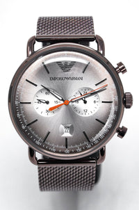 Thumbnail for Emporio Armani Men's Aviator Chronograph Watch Bronze AR11169 - Watches & Crystals