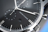 Thumbnail for Emporio Armani Men's Classic Gianni Chronograph Watch Black AR0397 - Watches & Crystals