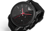 Thumbnail for Emporio Armani Men's Luigi Chronograph Watch Black PVD AR11024 - Watches & Crystals