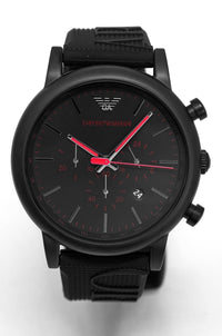 Thumbnail for Emporio Armani Men's Luigi Chronograph Watch Black PVD AR11024 - Watches & Crystals