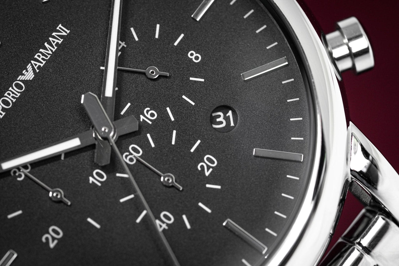 Emporio Armani Men's Luigi Chronograph Watch Steel AR1894 - Watches & Crystals
