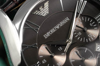 Thumbnail for Emporio Armani Men's Valente Chronograph Watch Brown AR0671 - Watches & Crystals
