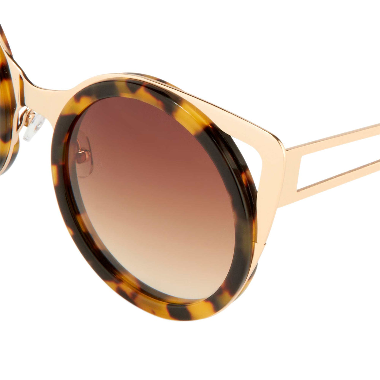 Erdem Women Sunglasses Cat Eye Tortoise Shell Light Gold with Brown Graduated Lenses EDM4C2SUN - Watches & Crystals