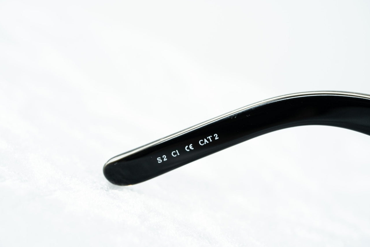 Erickson Beamon Sunglasses Oversized Black Gold With Dark Grey Lenses 8EB2C1BLACK - Watches & Crystals