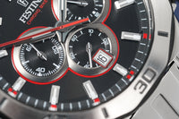 Thumbnail for Festina Watch Black Red Chrono Bike Stainless Steel F20448-4 - Watches & Crystals