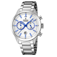 Thumbnail for Festina Watch Silver Chrono Stainless Steel F16826-A - Watches & Crystals