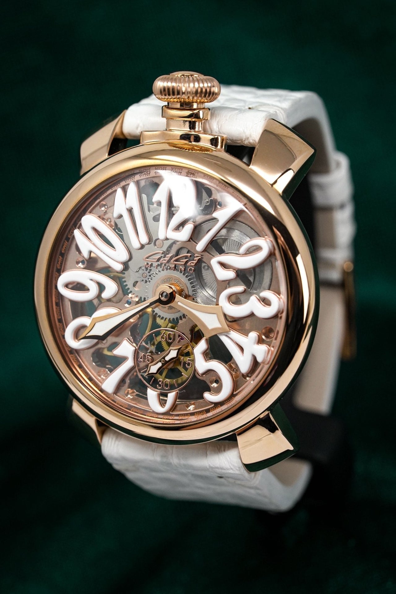 GaGà Milano Skeleton 48MM Rose Gold - Watches & Crystals