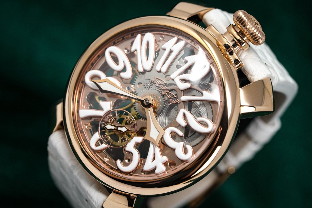 GaGà Milano Skeleton 48MM Rose Gold - Watches & Crystals