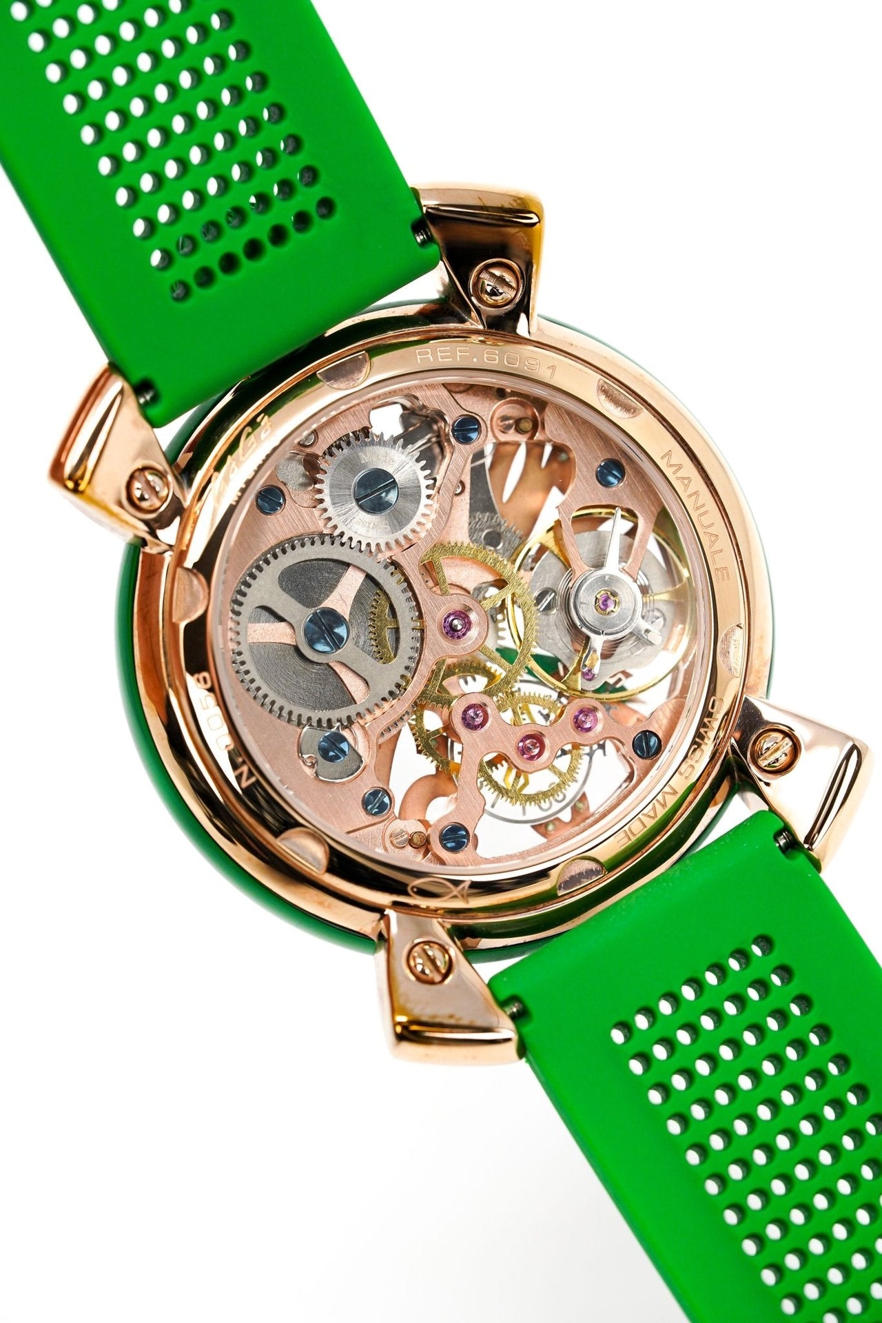 Gagà Milano Watch Manuale 48mm Crystal Green 6091.01 - Watches & Crystals