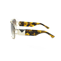 Thumbnail for Giles Deacon Sunglasses Shield Tortoise Shell Gold With Category 3 Brown Graduated Lenses 9GILES1C1TSHELL - Watches & Crystals