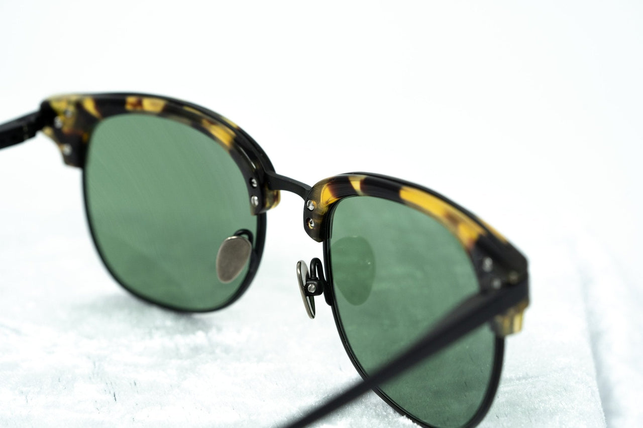 Kris Van Assche Sunglasses with D-Frame Tortoiseshell Black and Green Lenses Category 3 - KVA76C2SUN - Watches & Crystals