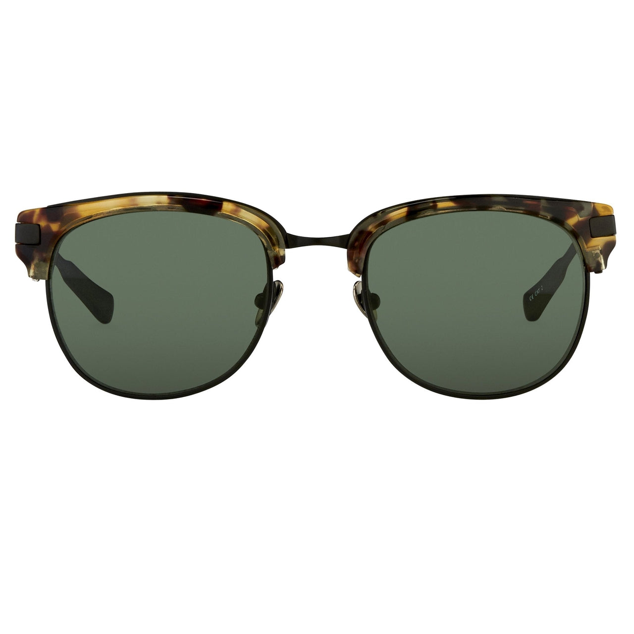 Kris Van Assche Sunglasses with D-Frame Tortoiseshell Black and Green Lenses Category 3 - KVA76C2SUN - Watches & Crystals