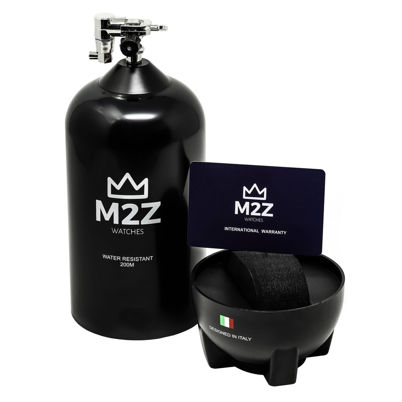M2Z Men's Watch Diver 200 Blue 200-003 - Watches & Crystals