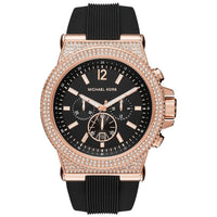 Thumbnail for Michael Kors Ladies Watch Chronograph Dylan Crystallised Rose Gold MK8557 - Watches & Crystals