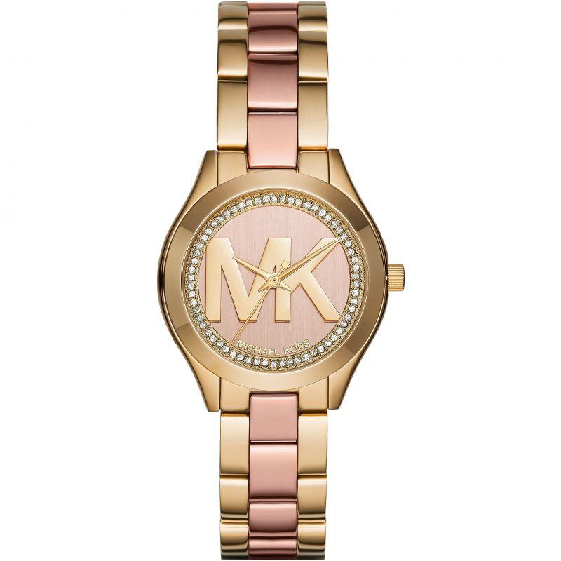 Michael Kors Ladies Watch Mini Parker Rose Gold MK3650 - Watches & Crystals