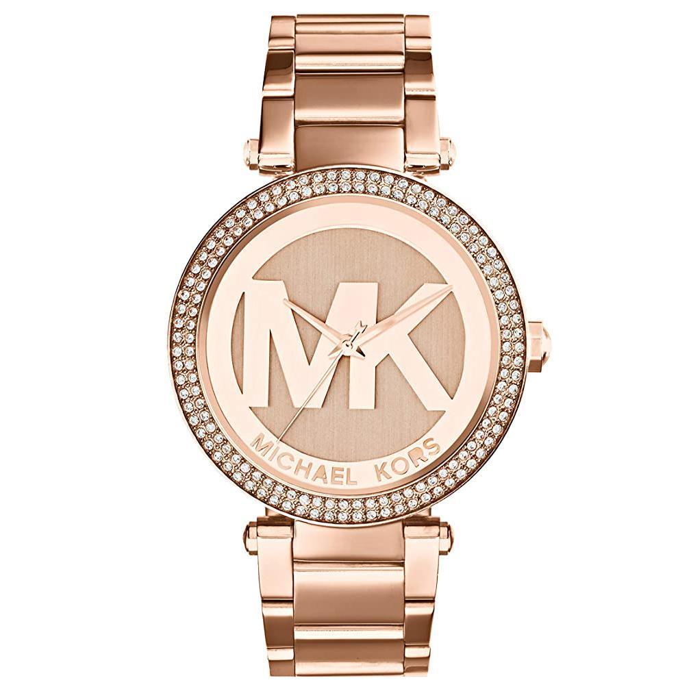 Michael Kors Ladies Watch Parker Rose Gold MK5865 - Watches & Crystals