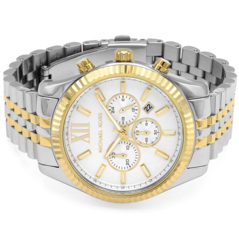 Michael Kors Watch Lexington Chronograph Two Tone MK8344 - Watches & Crystals