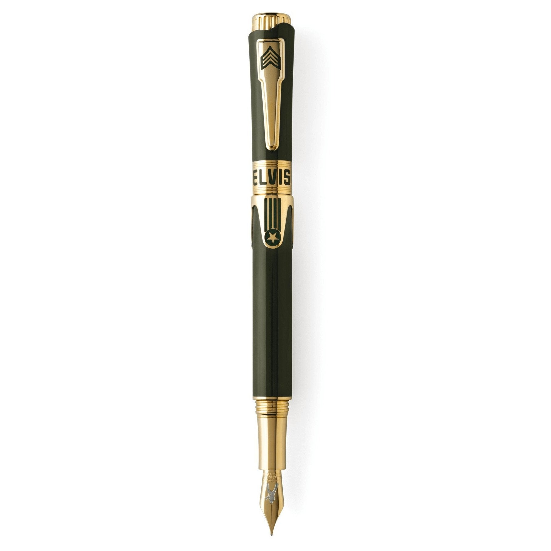 Montegrappa Pen Icons Elvis Presley Fountain Pen Medium Tip Green ISICE3YG - Watches & Crystals