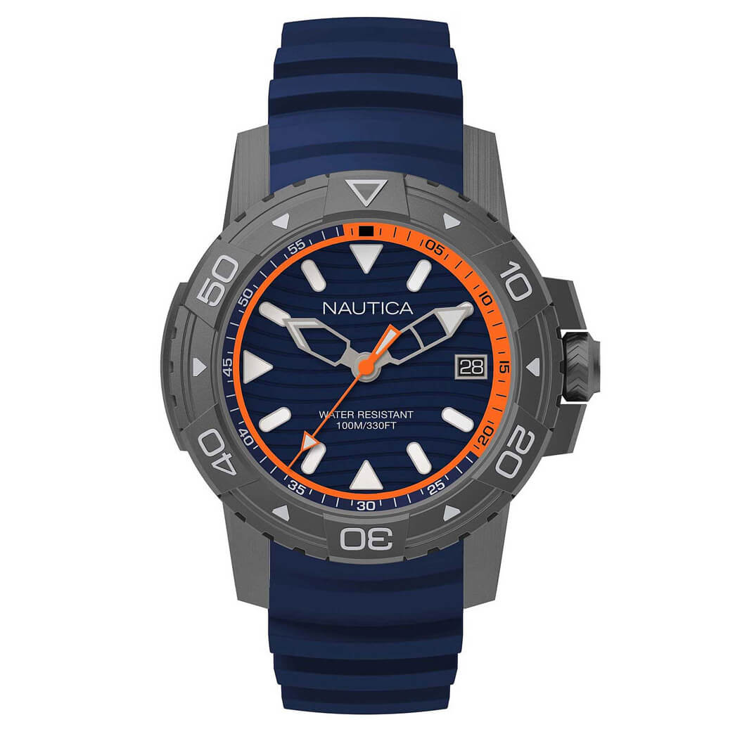 Nautica Men's Watch Edgewater Navy NAPEGT003 - Watches & Crystals