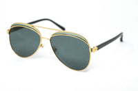 Thumbnail for NO 21 Sunglasses Gold and Green - Watches & Crystals