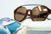 Thumbnail for Orlebar Brown Sunglasses Oval Clay & Bronze with Metallic Brown Lenses OB42C6SUN - Watches & Crystals