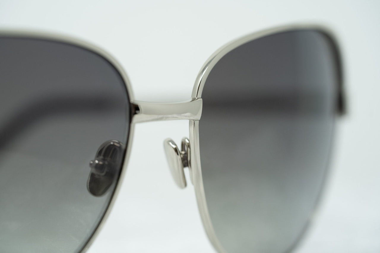 Oscar De La Renta Sunglasses Oversized Frame Silver and Grey Lenses - ODLR32C3SUN - Watches & Crystals