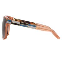 Thumbnail for Oscar De La Renta Sunglasses Oversized Orange Enamel Arms and Green Lenses Category 3 - ODLR21C5SUN - Watches & Crystals