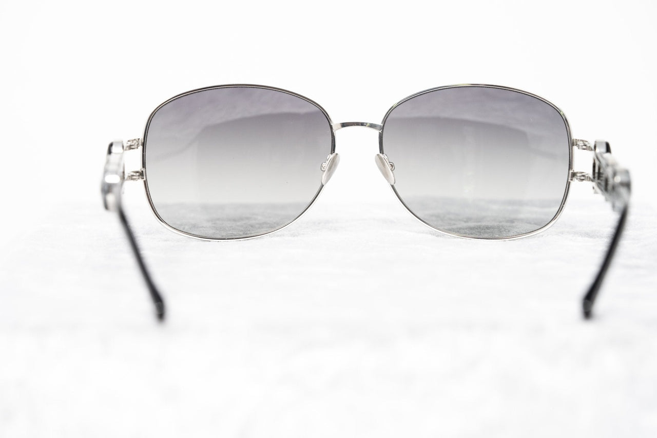Oscar De La Renta Women Sunglasses Gemstones Oval Silver and Grey Lenses - ODLR8C5SUN - Watches & Crystals