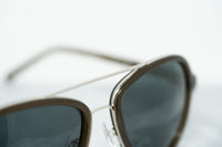Thumbnail for Phillip Lim Sunglasses Brown Silver and Fog Green Lenses Category 3 - PL16C32SUN - Watches & Crystals