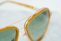 Thumbnail for Phillip Lim Sunglasses Brown Silver and Green Lenses - PL16C4SUN - Watches & Crystals