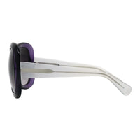 Thumbnail for Rue De Mail Sunglasses Oversized Purple and White - Watches & Crystals