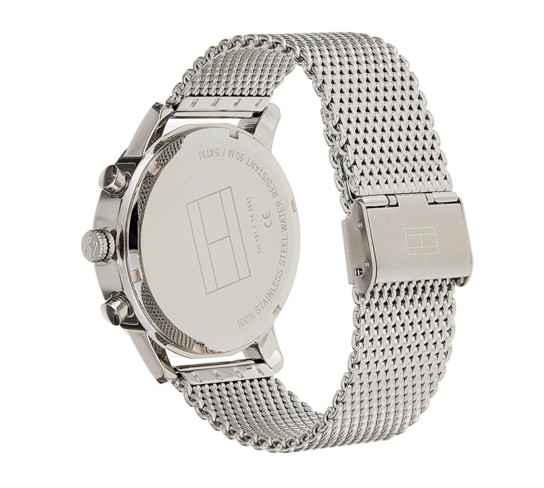 Tommy Hilfiger Men's Watch Harrison Day Date Mesh 1790877 - Watches & Crystals