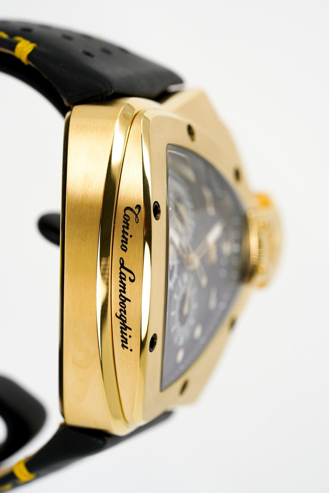Tonino Lamborghini Men's Chronograph Watch Spyder Horizontal Yellow Gold T20SH-B - Watches & Crystals