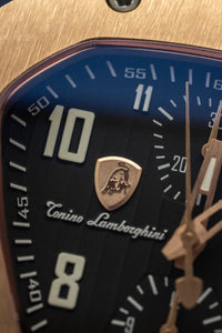 Thumbnail for Tonino Lamborghini Spyderleggero Chronograph Day Date IP Rose Gold - Watches & Crystals