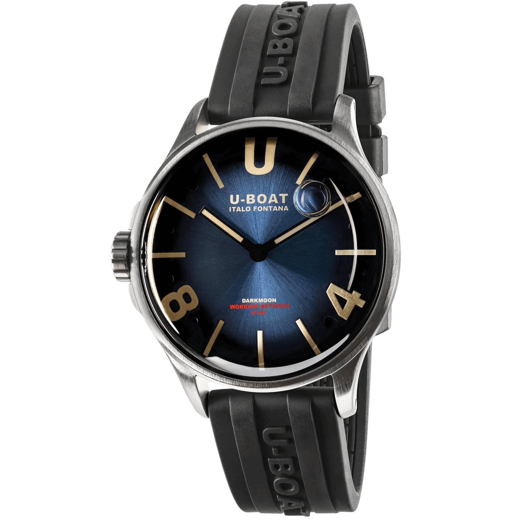 U-Boat Darkmoon 40 Imperial Blue Steel - 2022 EDITION 9021 - Watches & Crystals