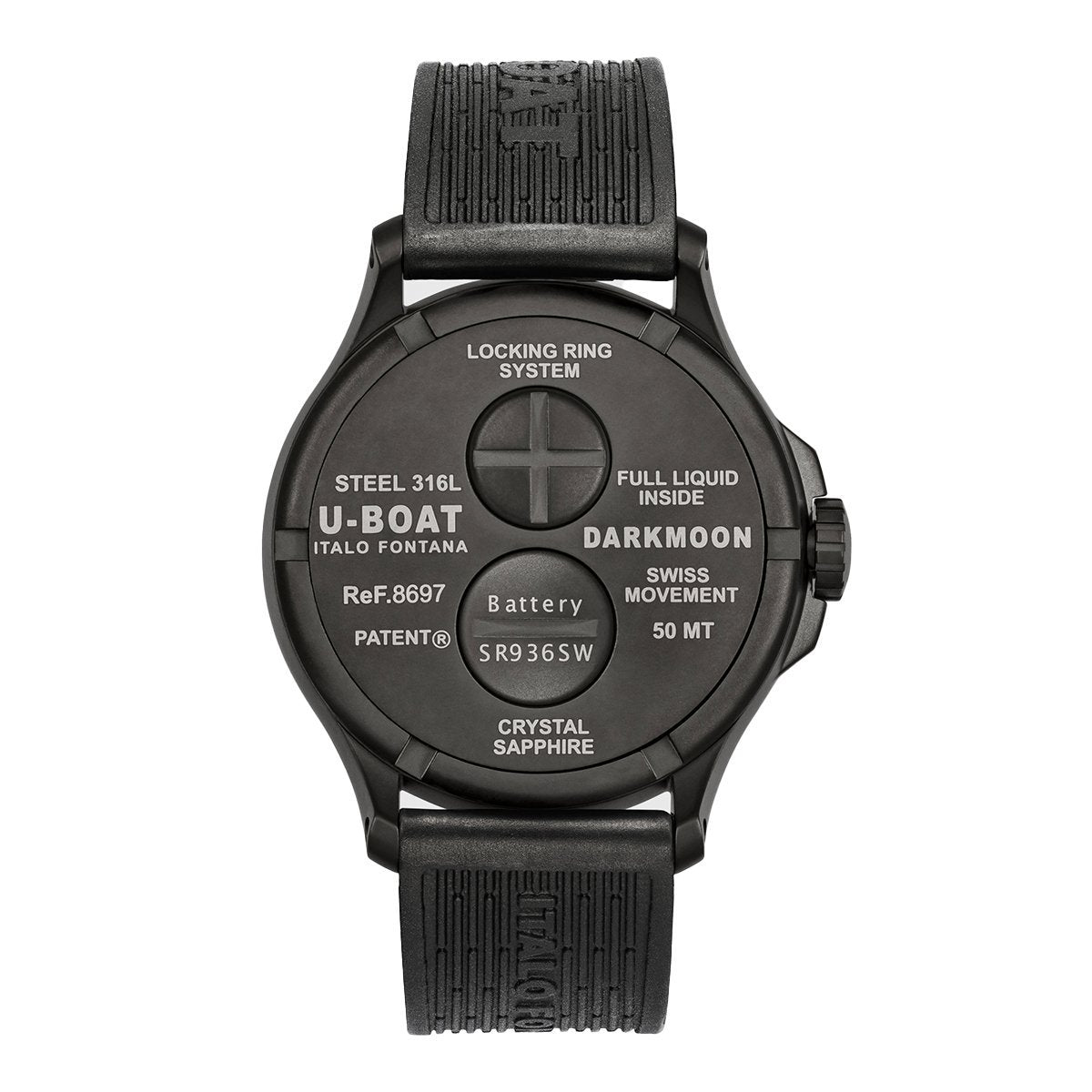 U-Boat Darkmoon 44 Cardinal Red IP Black - 2022 EDITION 8697/B - Watches & Crystals
