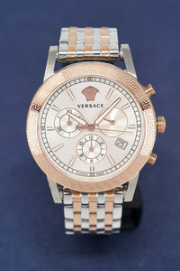 Thumbnail for Versace Chronograph Watch Sports Tech 2 Tone Rose Gold VELT00319 - Watches & Crystals