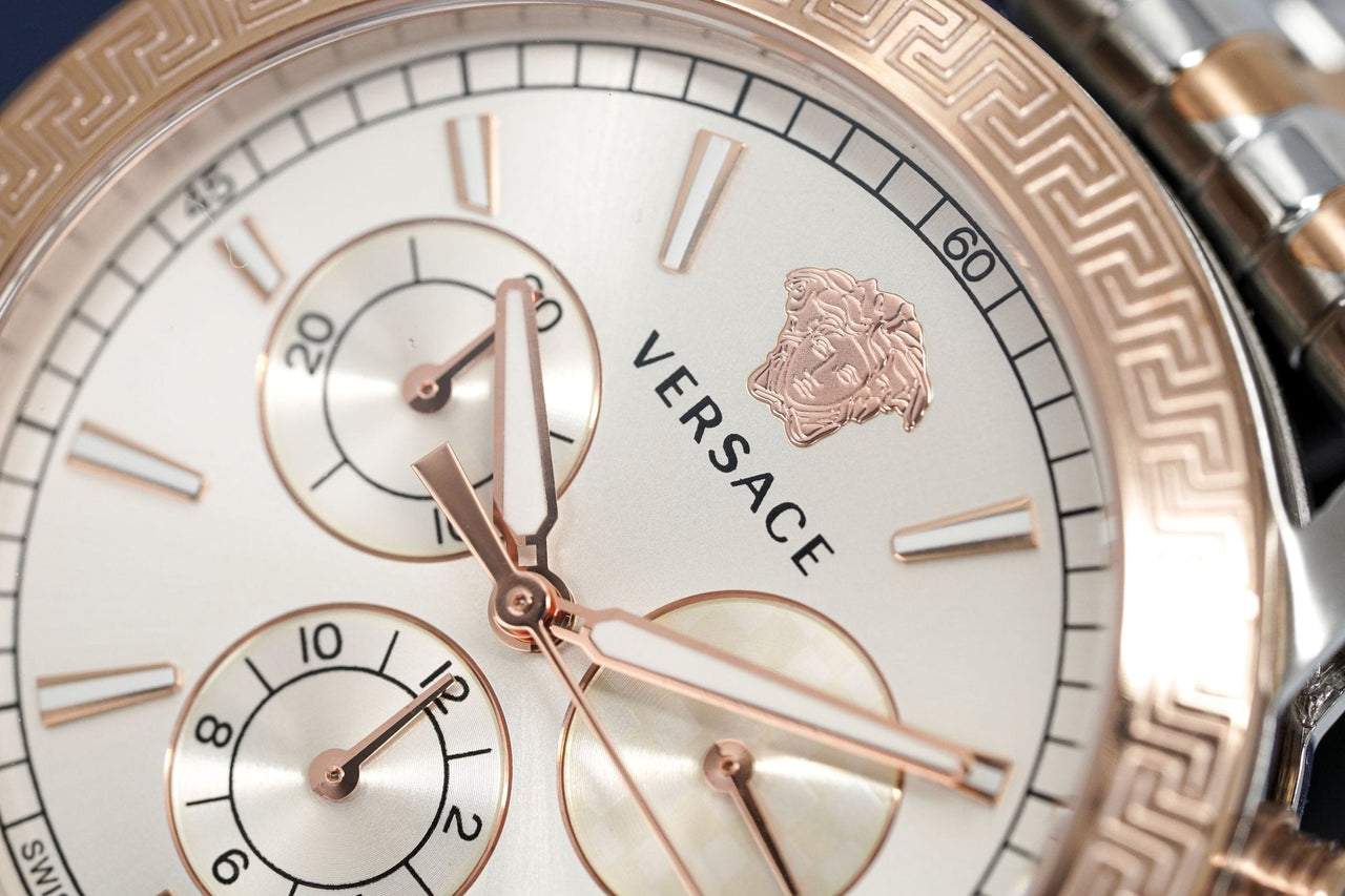 Versace Chronograph Watch Sports Tech 2 Tone Rose Gold VELT00319 - Watches & Crystals