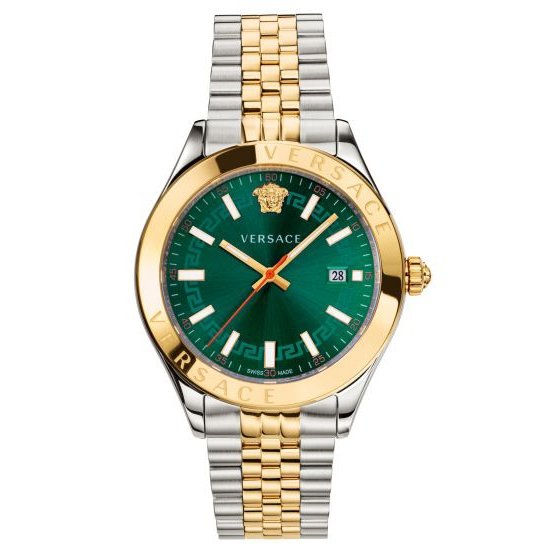 Versace Hellenyium Two Tone Green VEVK00620 - Watches & Crystals
