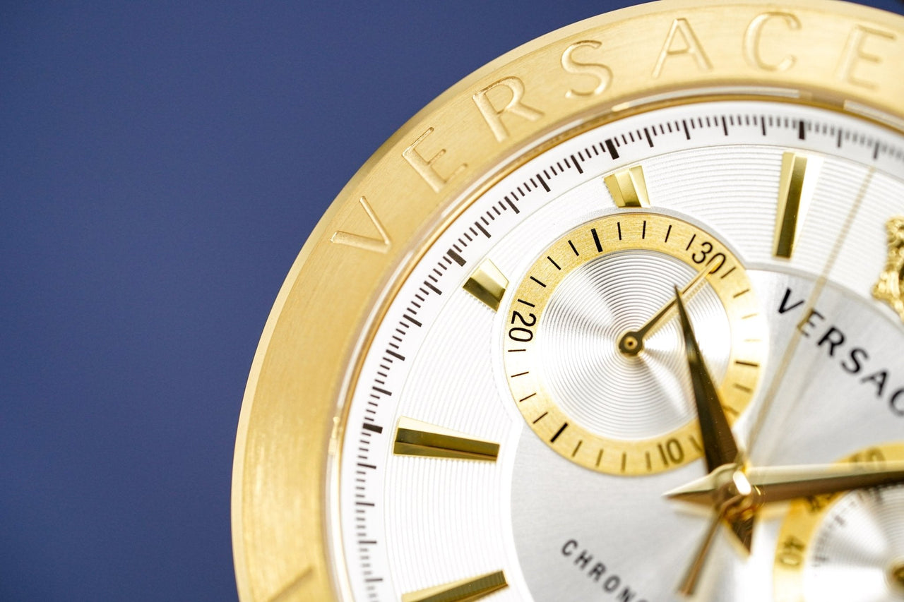 Versace Men's Chronograph Watch Aion Gold VBR060017 - Watches & Crystals
