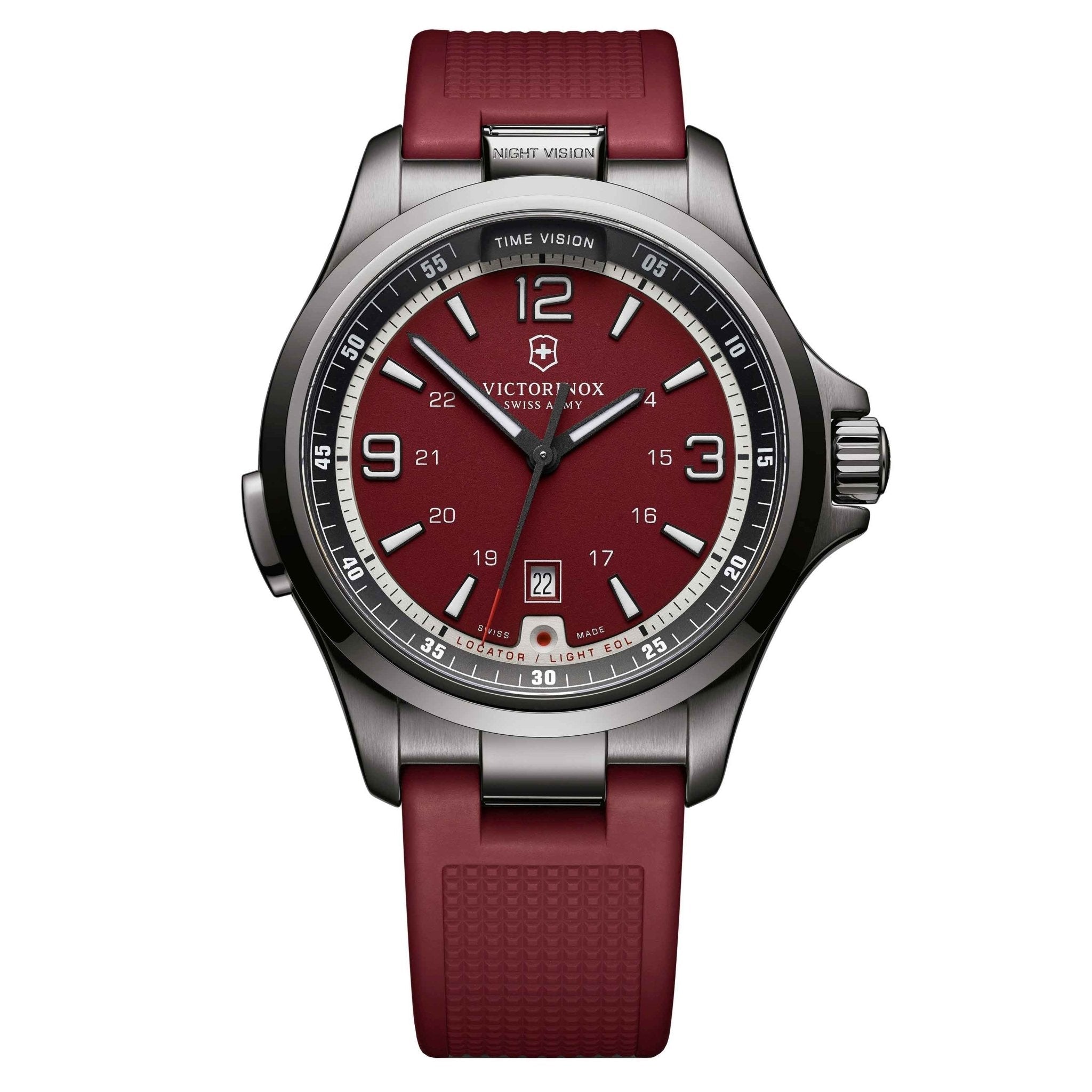 Victorinox Men's Watch Night Vision Red 241717 - Watches & Crystals