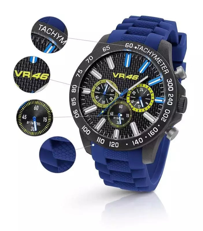 TW Steel Chronograph Watch VR/46 Blue VR110